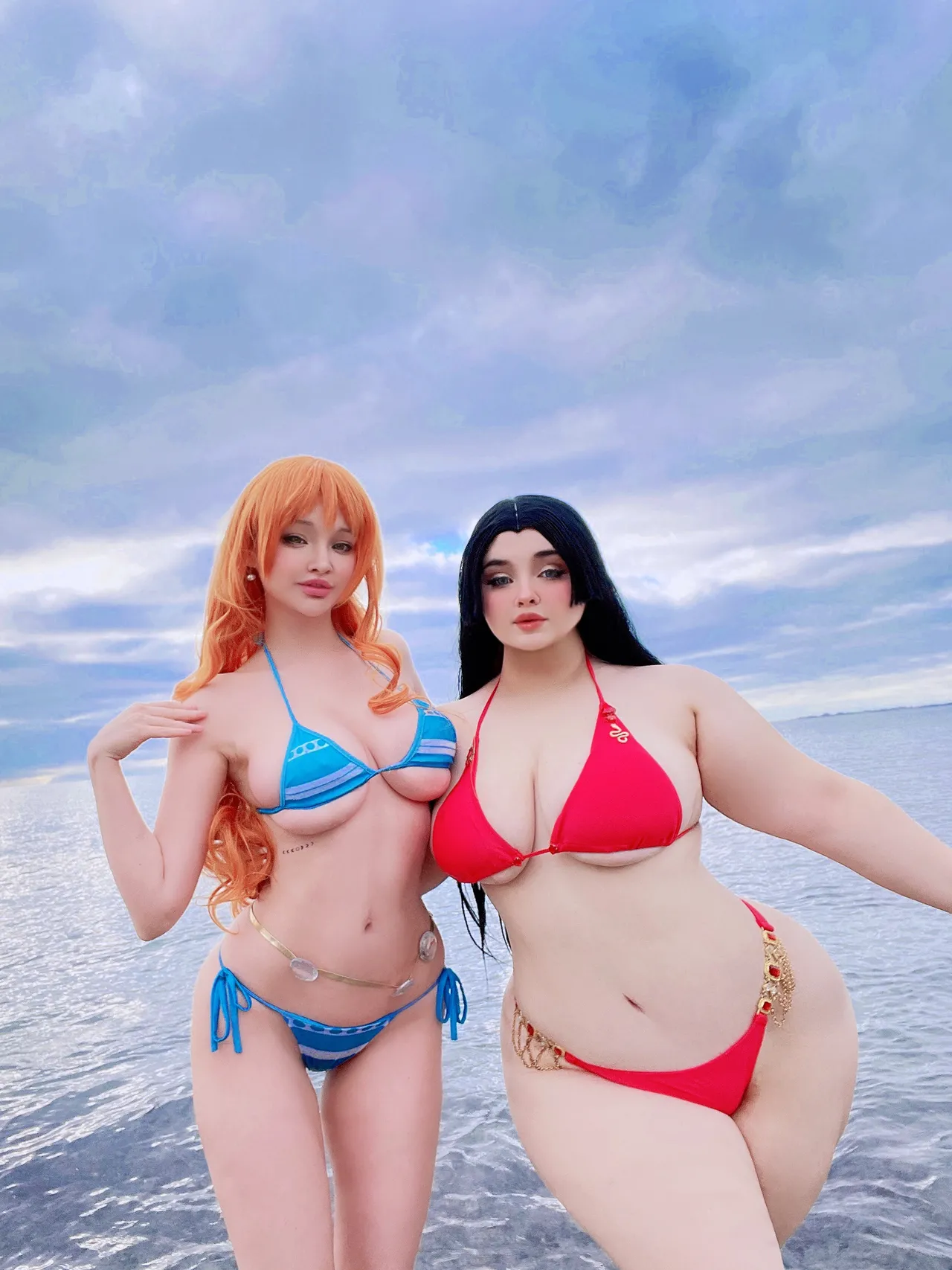 Hidori Rose &amp; Bunniemommy - Nami &amp; Boa Hancock-erohere7.webp